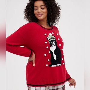 Torrid Cat Sweater Size 1